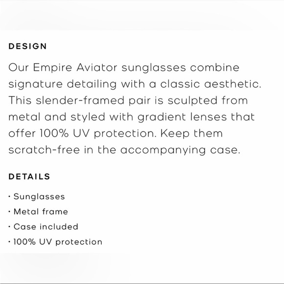 Michael Kors Empire Aviator Sunglasses - Picture 5 of 16